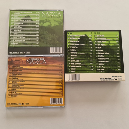 Nazca La Flauta De Los Andes Musica Andina Pack 2 Cd´s