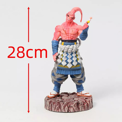 Figura De Maji Boo Samurai Dragon Ball 28 Cm Alto Pvc