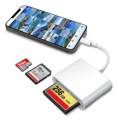 Lector De Tarjetas De Cámara, Compatible Con iPhone Sd Tf Ca