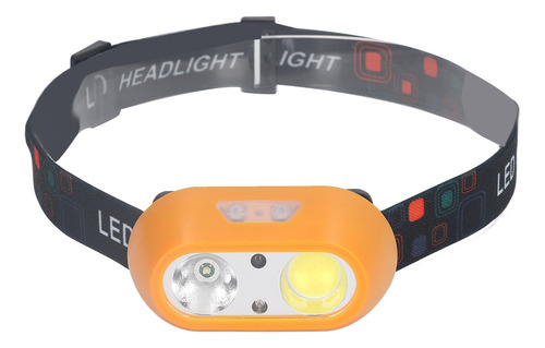 Linterna Frontal Led Recargable Por Usb De 300 Lúmenes De Al