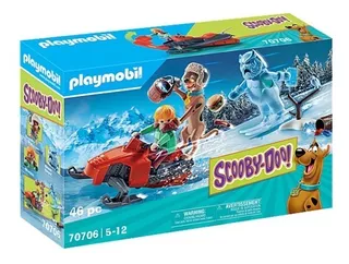 Figura Armable Playmobil Scooby Doo Aventura Con Snow Ghost