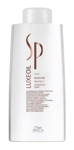 Shampoo Con Aceite De Argán Wella Sp Luxe Oil Keratin 1000ml