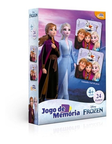 Jogo De Memória Disney Frozen - Toyster 8030
