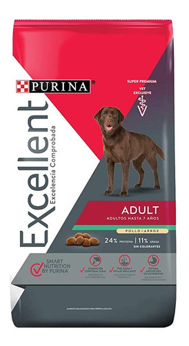 Imagen 1 de 2 de Comida Perro Excellent Dog Adulto Raza Mediana/grande 20kg