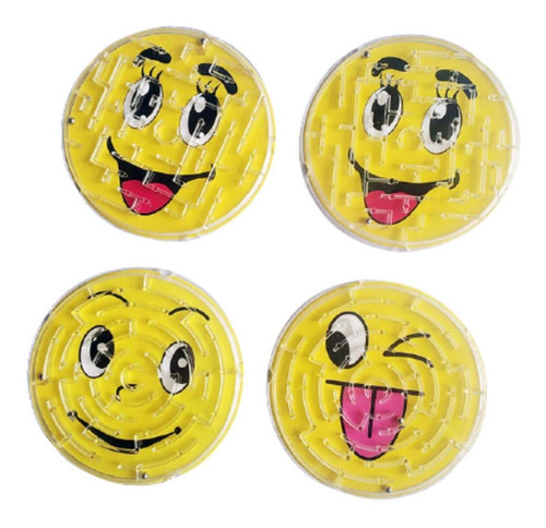 Juegos Modernos Para Familia, Mxmem-002, 10 Pzas, Circulares Color Trasparente