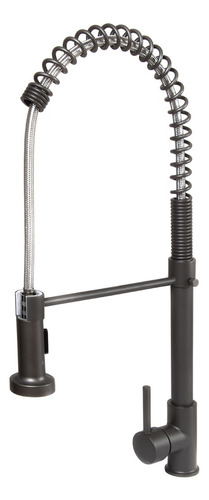 Grifo 176 cocina 360 grados mezclador monomando para fregadero color gris