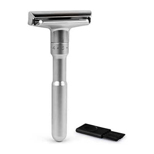 Maquinilla De Afeitar Clásica Ajustable De Doble Filo Qshave