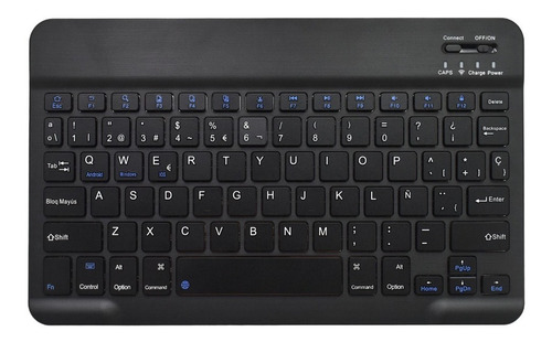 Imagen 6 de 10 de Teclado Bluetooth Inalámbrico Español Para iPad
