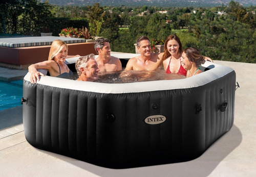 Spa Octogonal Intex Deluxe Burbujas Y Jets 218cm X 71cm
