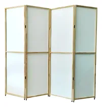 Comprar Biombo Plegable De Madera De 4 Hojas Separador Ambientes 