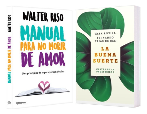 Manual Para No Morir De Amor + Buena Suerte Pack 2 Libros