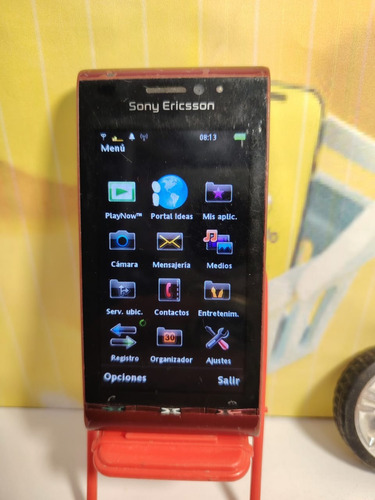 Sony Ericsson U1a (satio) Telcel (detalle Leer Descripcion!! Rojo (Usado)
