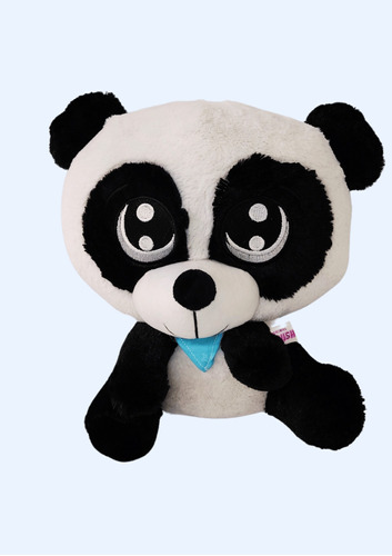 Peluche Oso Panda Zoológico Mediano 37x27 Cm Aprox.