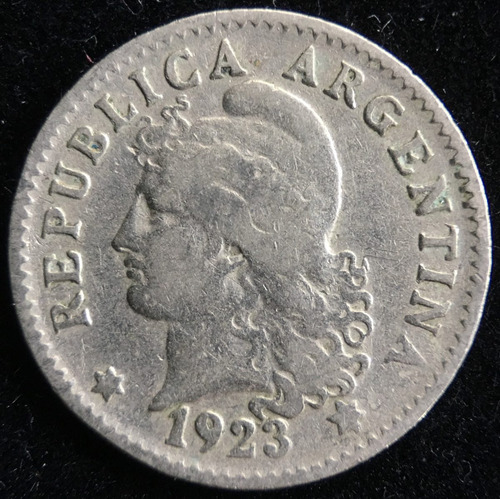 Argentina, 5 Centavos, 1923. Cj#154. Mb-