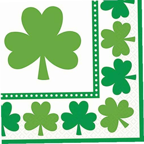 Amscan Irish Green Saint Patrick's Day Lucky Shamrocks