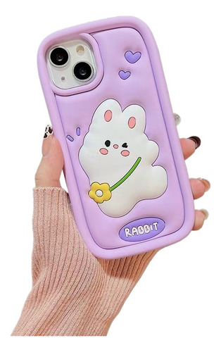 Funda Protectora Tridimensional Para Iphone11 Cartoon