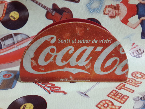 Coca Cola Servilletero  Sentì El Sabor De Vivir Coca Cola