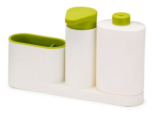 Organizador Bacha Cocina 3en1 Dispenser Esponja Detergente