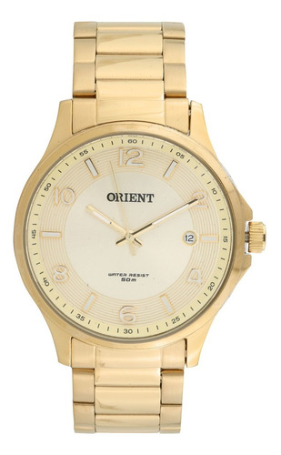 Relógio Orient Fgss1168 C2kx Dourado Aço Fgss 1168 Analógico