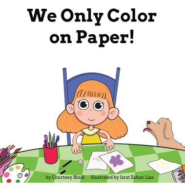 Libro We Only Color On Paper! - Bindl, Courtney