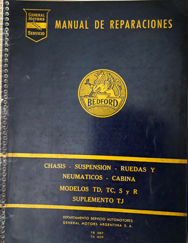 Camión Bedford Manual Reparaciones Chasis Suspensión, Ruedas