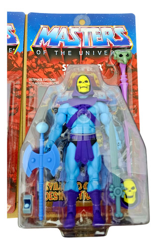 He Man Y Skeletor Ultimate Super 7 Con Sus Cajas Cafes