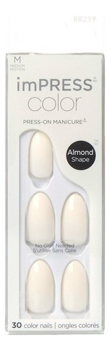 Uñas Impress Color Ballroom Color Blanco