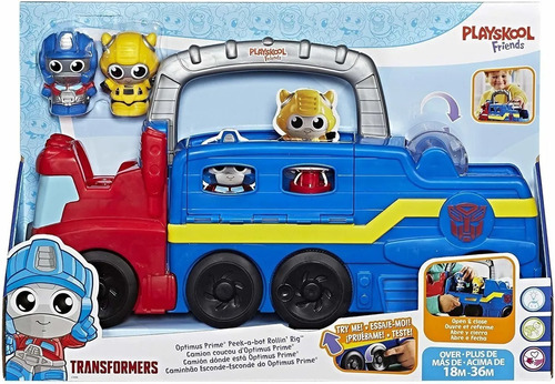 Camionsito Optimus Prime Y Bumblebee Transformers Playskool