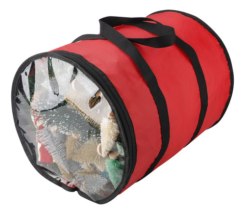 Bolsa De Almacenamiento De Luces Navideñas Rojas