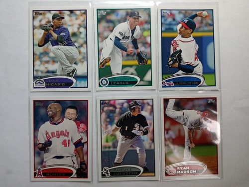 Beisbol Set De 10 Tarjetas 2012 Topps A