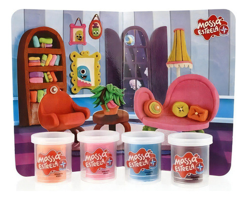Juguete Monster House para modelar con Super Star Mass