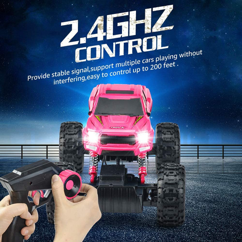 Juguete A Control Remoto Doble E Camion Rosa