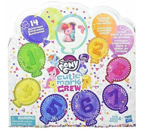 My Little Pony Toy Cutie Mark Crew Confetti Party Countdown 