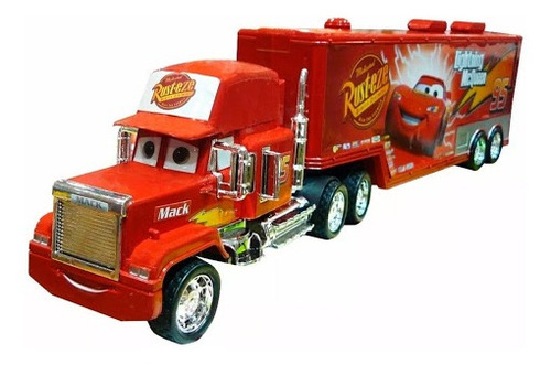 Imagen 2 de 8 de Cars Camion Grande Mack Transportador A Friccion Ditoys 1175