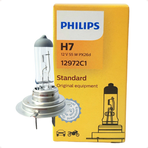 Lâmpada H7 12v 55w Philips Ph12972c1 Original