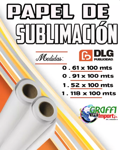 Rollo 24 Papel para Sublimación