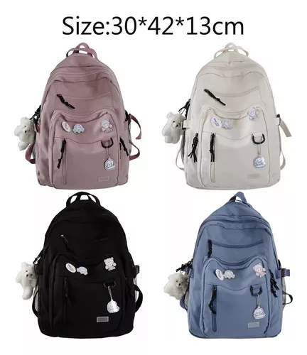 Nueva Mochila Multibolsillos Para Mujer, Tipo Libro, Mochila