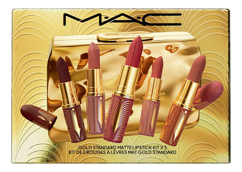 Kit Batons Gold Standard Mac Give Them Gold Cor Unica