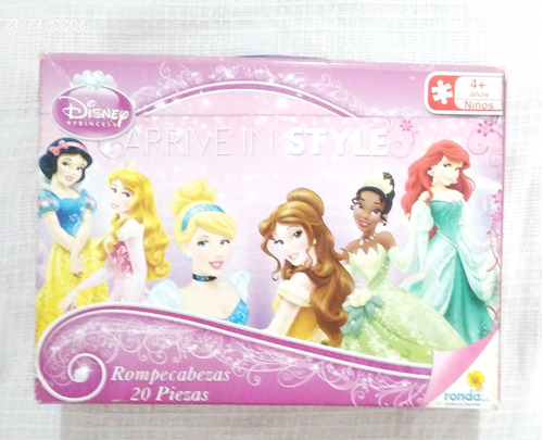 Disney - Rompecabezas Princesas,  20 Pzas Gdes 4+años  00265