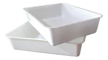 Comprar Bandejas Bateas Exhib. P\u002Fcarnicería Grandes X 12 Unidades Blanco