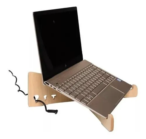 comprar Soporte De Diseño Para Notebook En Madera Guatambu Regulable
