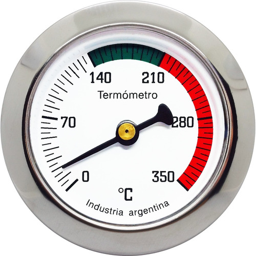 Termometro Horno Leña Barro Reloj De Puerta A 350º Pirometro
