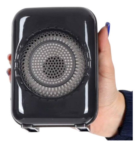 Mini Bocina Inalámbrica Con Luz De Llama Negro