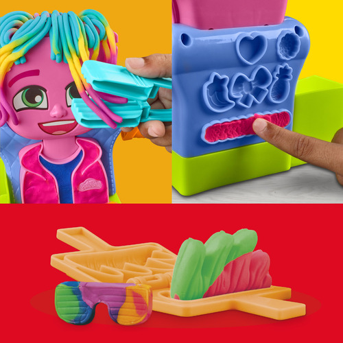 Play-doh Set De Juego Peluquería Con Estilo