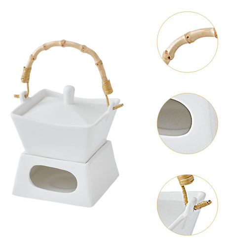 Olla Para Fondue De Queso, Vela Para Té, Olla De Para Borde