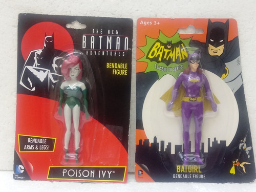 Boneca Batgirl/poison Ivy Bendable Figure Série Batman 