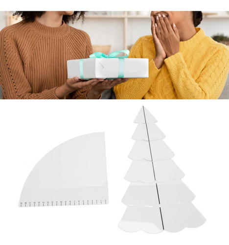 Set De Acolchado De Árbol De Navidad Hecho A Mano Transparen