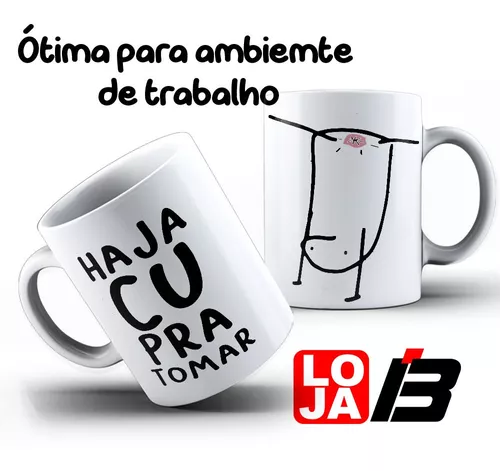 Caneca Flork Meme Tomá um Café eu Vou