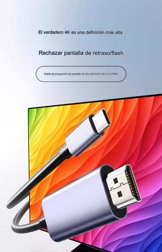 Bestcable De Conexión Hdmi Type-c Para Teléfono A Tv