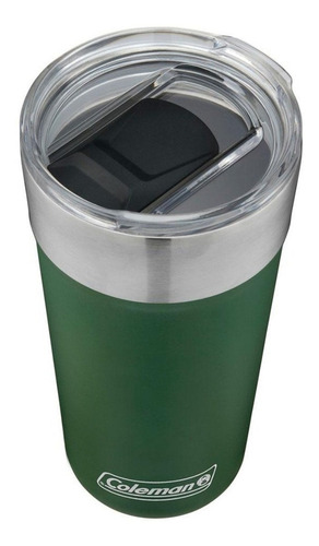 Copo Coleman Térmico Inox Cerveja Chopp Gelado Acampamentos Cor Verde Liso